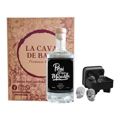 GENERICO - Pisco Artesanal Angel Negro Puro Quebranta hielo calabera
