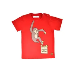 GENERICO - POLO NIÑO MANGA CORTA PIMA CON BROCHE MONO