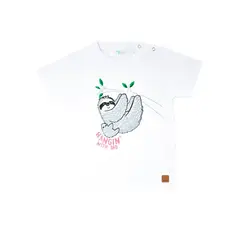 GENERICO - POLO NIÑO MANGA CORTA PIMA CON BROCHE PEREZOSO