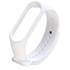 GENERICO - Correa de Silicona Para Xiaomi Mi Band 6 - Blanco