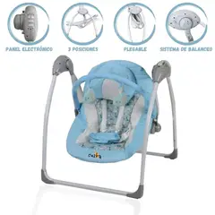CUZKA - Columpio Mecedora «MINI SWING» LIGHT BLUE