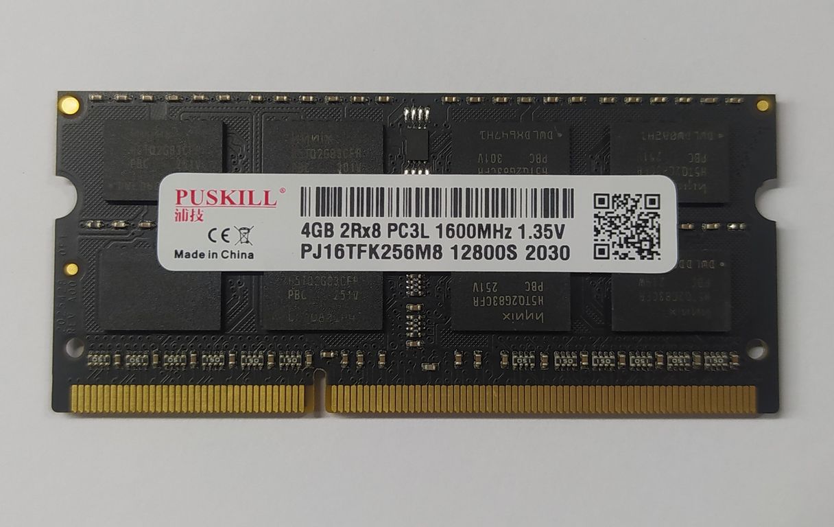 Memoria Ram chip Hynix para Laptop 4GB DDR3L PC3L 1600 Mhz