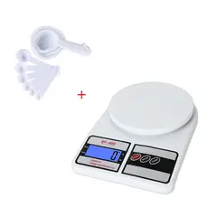 GENERICO - Balanza de cocina con cucharas medidoras set de 10 pcs