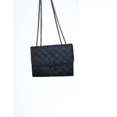 ITELSISTEM - Cartera Bolso Elegante Cuerina Hombro acolchado cadena Negro