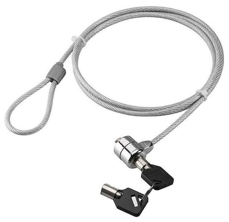 Cable De Seguridad Para Laptop - Con Llave - 180cm De Acero