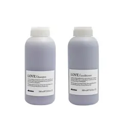 DAVINES - Pack Love Smoothing - Shampoo 1L Acondicionador 1L