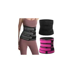 GENERICO - Faja Chaleco Ajustable Quema Grasa Cintura y Abdomen