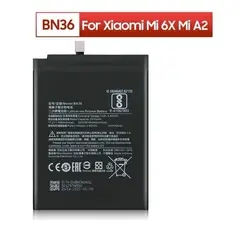 GENERICO - BATERIA MI A2 - MI 6X  BN36 NUEVO-NEGRO