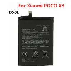 GENERICO - BATERIA POCO X3 - BN61  NUEVO-NEGRO