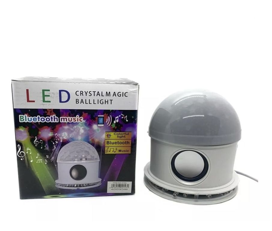 Lámpara Parlante Led Con Bluetooth Y Luces De Estrellas