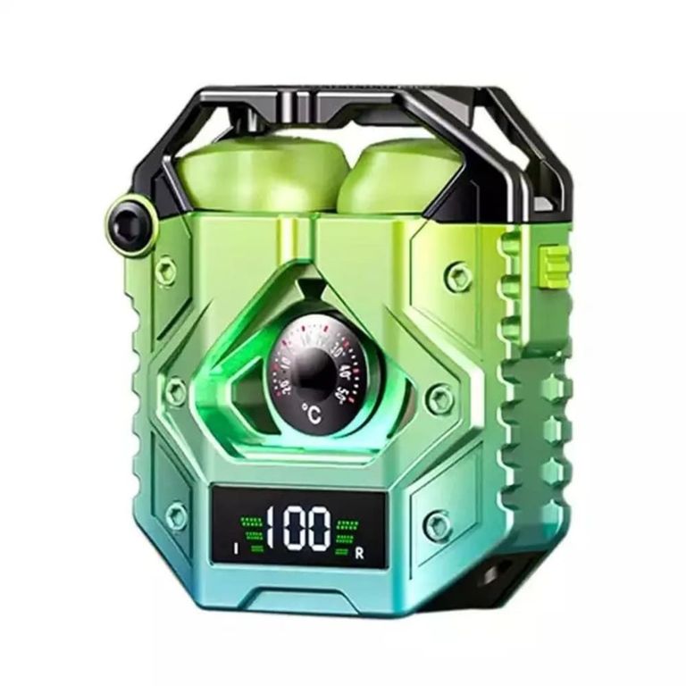 Audífono Bluetooth H9 Con Sensor de Temperatura