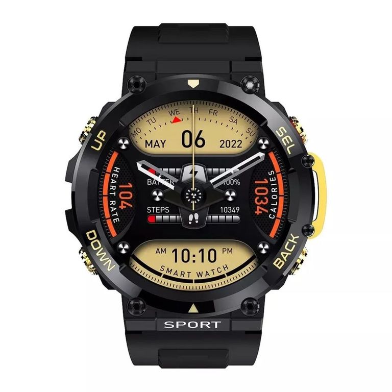 Smartwatch LF33 Acuatico NFC Negro
