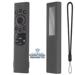 CASE - Funda de Silicona Control Samsung Qled Solar 2021 – Gris