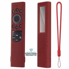 CASE - Funda de Silicona Control Samsung Qled Solar 2021 – Vino