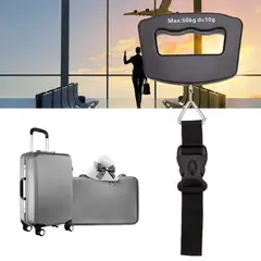OEM - Balanza Digital Para Equipaje Maleta Viaje Portátil - 50kg
