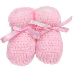 BABY MERINOS - Botas Hilo Algodón - Rosado