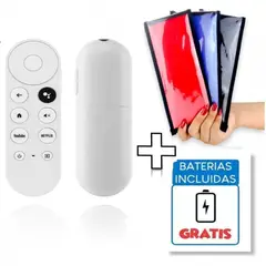 GENERICO - Control Remoto Para Google TV Chromecast 4K Snow Funda