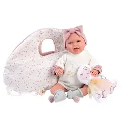 LLORENS - Muñeca Mimi Sonrisas 40cm Capazo Dino