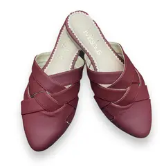 GENERICO - Zapatos mules Mujer Misshus Hilda guinda