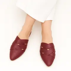 GENERICO - Zapatos mules Mujer Misshus Hilda guinda