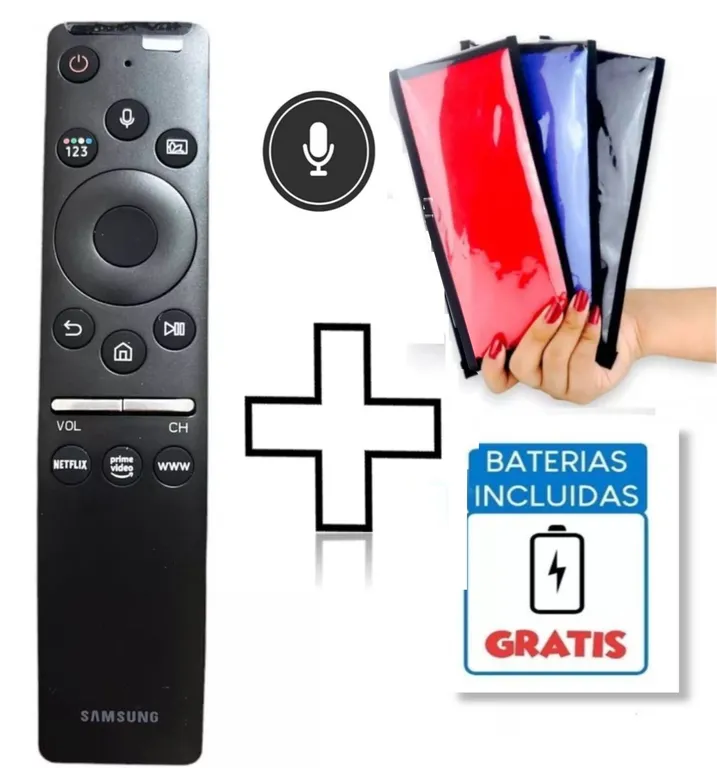 Control Remoto Samsung Con comando Voz Bn59-01330 Funda