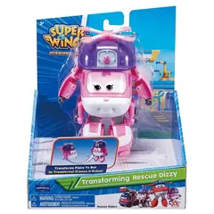 SUPER WINGS - Juguete de Acción Transformable Rescue Dizzi