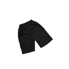 GENERICO - Short Unisex Infantil de Algodón Negro Importa Fácil