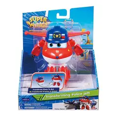 SUPER WINGS - Juguete de Acción Transformable Police Jett