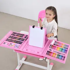 OEM - Kit De Arte Para Niños 208 Piezas Maleta Con Caballete Todo