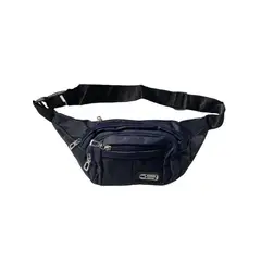 GENERICO - Riñonera de 4 compartimientos, canguro lumbar con tira regulable