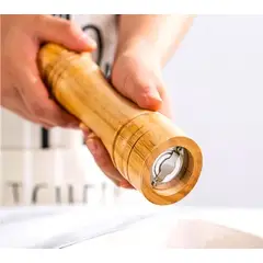 GENERICO - Pimentero Molinillo de sal, especias y pimienta / Madera 27 x 6.5cm