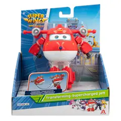 SUPER WINGS - Juguete de Acción Transformable Jett