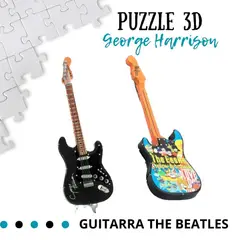 SHEEPBUSTER - Rompecabezas Armable 3D Guitarra para Niños y Adultos