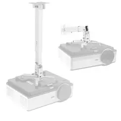 GENERICO - MONTECH - Rack Soporte Para Proyector Para Techo Y Pared - Regulable