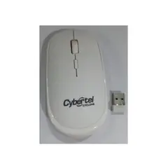 CYBERTEL - Mouse CYCLONE-CYB M500RX inalámbrico recargable color blanco