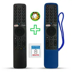 GENERICO - Control Remoto Genérico Para Xiaomi MI TV Modelo XMRM-19 Funda Azul