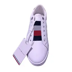 TOMMY HILFIGER - Zapatillas FW0FW06723 YBR-196 talla 55US color blanco para mujer