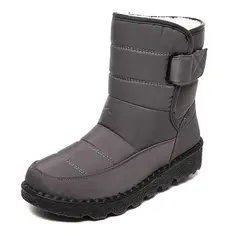 BLWOENS - Botas de nieve impermeables para mujer zapatos cálidos de felpa