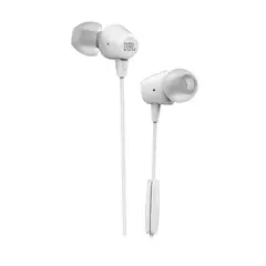 JBL - C50HI Audífonos con Micrófono In-Ear Control de Música - Blanco