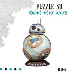 SHEEPBUSTER - Rompecabezas Armable 3D BB 8 para Niños y Adultos