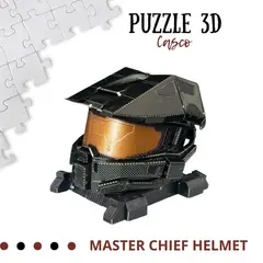 SHEEPBUSTER - Rompecabezas Armable 3D Master Chief para Niños y Adultos