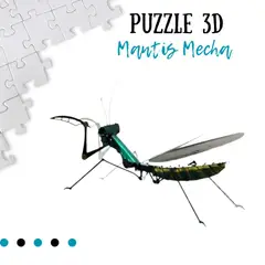 SHEEPBUSTER - Rompecabezas Armable 3D Mantis para Niños y Adultos