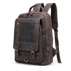 ARMUZ - MOCHILA DE CUERO MALCOLM 2254 (LAPTOP 14")
