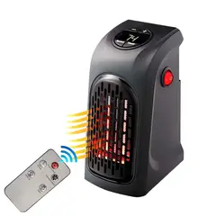 GENERICO - Calefactor Estufa Portatil 400W Control Remoto para Oficina Domitorio