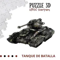 SHEEPBUSTER - Rompecabezas Armable 3D Tanque Scorpion para Niños y Adultos