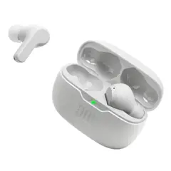 JBL - Vibe Beam Audífono Bluetooth TWS Ajuste Perfecto IP54 - Blanco