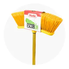 HUDE - Escoba Mango De Plastico Escobon