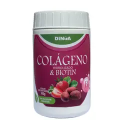DINOA - Colágeno Hidrolizado & Biotina de 300gr Dinoa- Salud Capilar y Cutánea