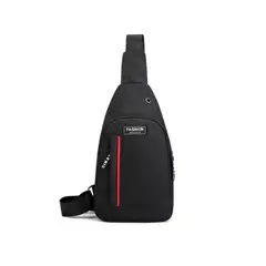 GENERICO - Pechera Mochila Morral de Hombre Morral de Accesorios Negro