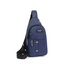 GENERICO - Mochila Morral de Hombre para Accesorios Celular Billetera Azul
